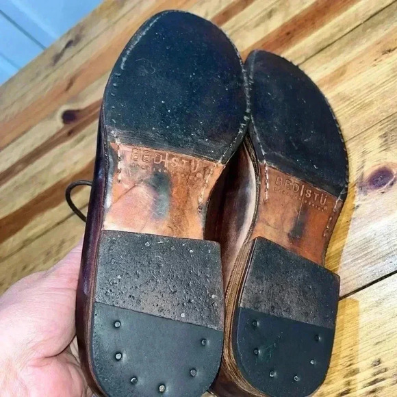 Bed Stu Mens Bench made Cobbler Series Wing Tips Shoes 6914 Oxfords 👞 - Picture 7 of 12